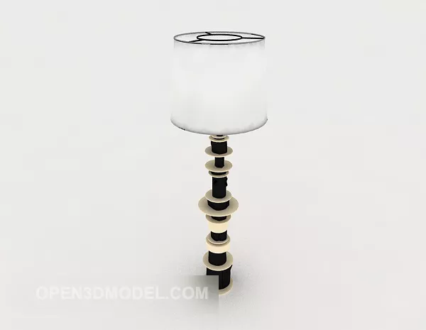 Simple European Table Lamp 3d model Simple European Table Lamp 3d model