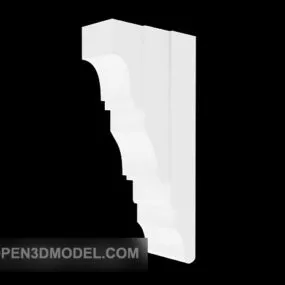 European White Component 3d model