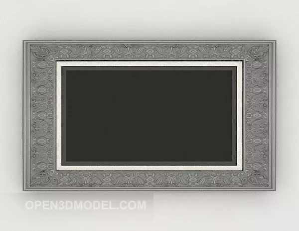 Simple Hanging Painting Modern Style 3d model