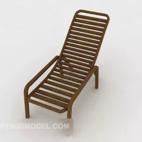 Outdoor Simple Lounge Chair 3d model