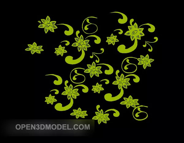 Simple Personality Wall Painting 3d model Simple Personality Wall Painting 3d model