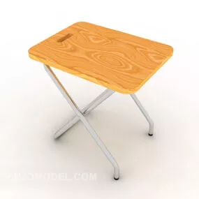 Simple Stool Foldingable 3d model