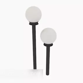 Simple Street Light 3d model