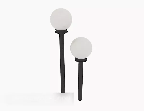 Simple Street Light 3d model Simple Street Light 3d model