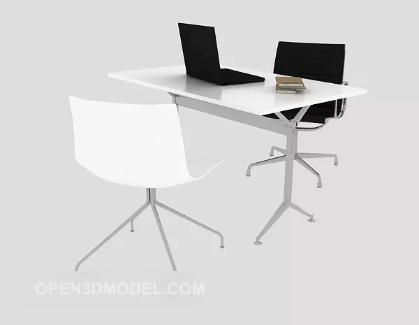 Simple Style Desk 3d model Simple Style Desk 3d model