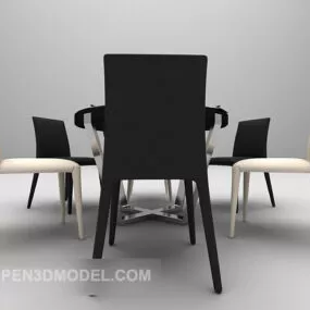 Simple Style Table Furniture 3d model