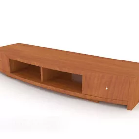 Simple Tv Cabinet Wooden 3d model
