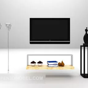 Home Simple Tv Cabinet 3d model