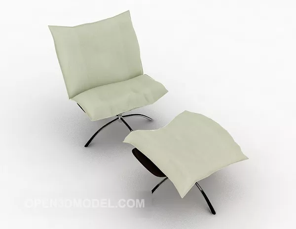 Simple Home Reading Chair Relax Style 3d model Simple Home Reading Chair Relax Style 3d model