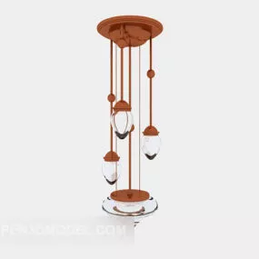 Simple Exquisite Chandelier 3d model