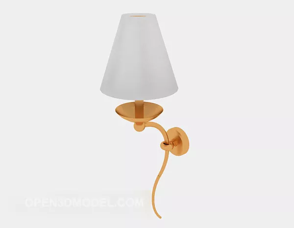 Simple And Exquisite Wall Lamp 3d model Simple And Exquisite Wall Lamp 3d model