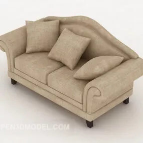 Home Camel Double Sofa 3d model