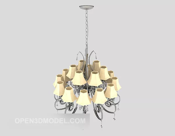 And Practical Chandelier Design 3d model And Practical Chandelier Design 3d model