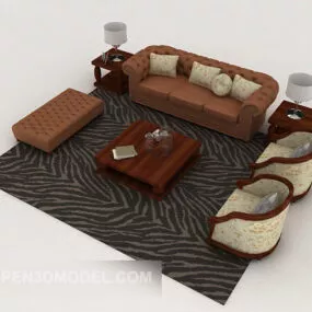 Simple And Practical Combination Sofa 3d model