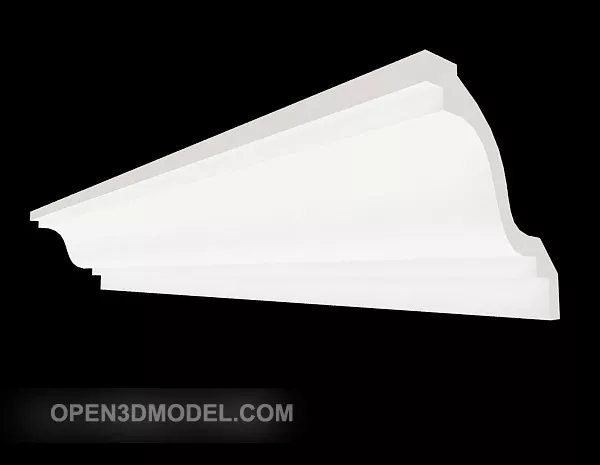 Simple Molding And Practical Corner 3d model Simple Molding And Practical Corner 3d model
