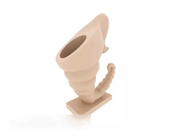 Cow Pie Tableware 3d model