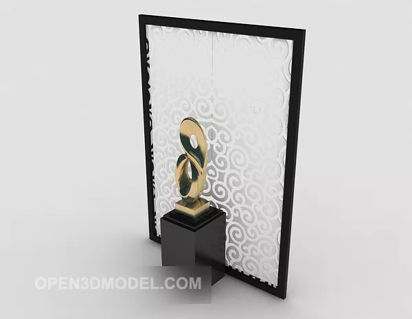 Simple Background Decoration 3d model Simple Background Decoration 3d model
