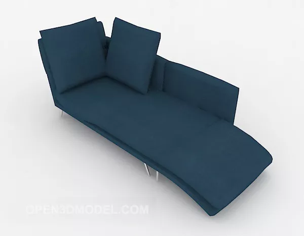 Traditional China Couch 3d model