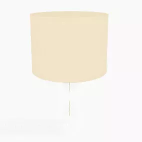 Simple Brown Table Lamp 3d model