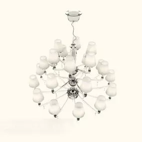 Simple Chic Chandelier 3d model