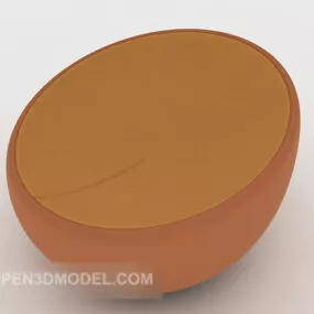 Simple Comfortable Single Sofa 3d model