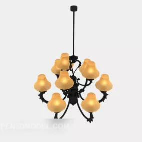 Common European Chandelier 3d model