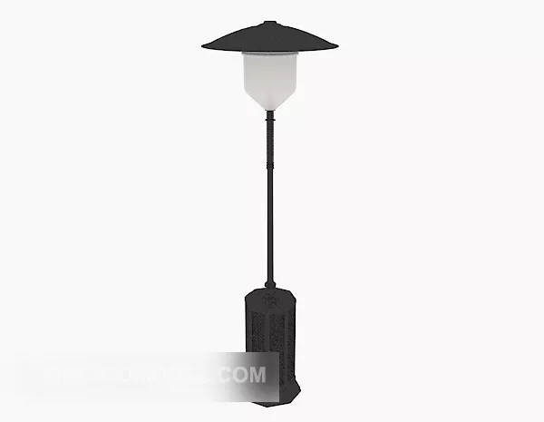Simple Common Streetlight 3d model Simple Common Streetlight 3d model