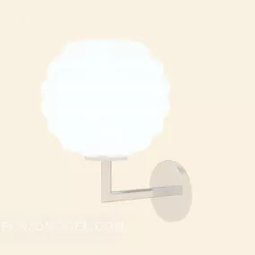 Simple Common Wall Lamp 3d model