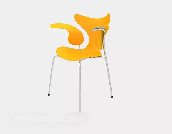 Simple Creative Swan Chair 3d model Simple Creative Swan Chair 3d model