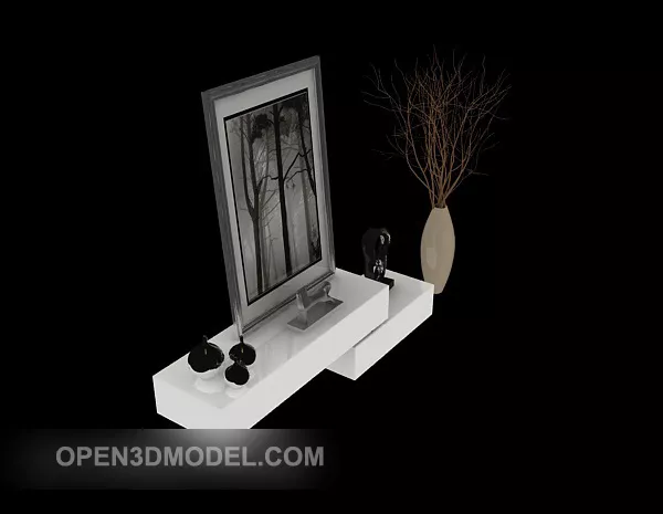 Simple Decorative Decoration Frame 3d model Simple Decorative Decoration Frame 3d model