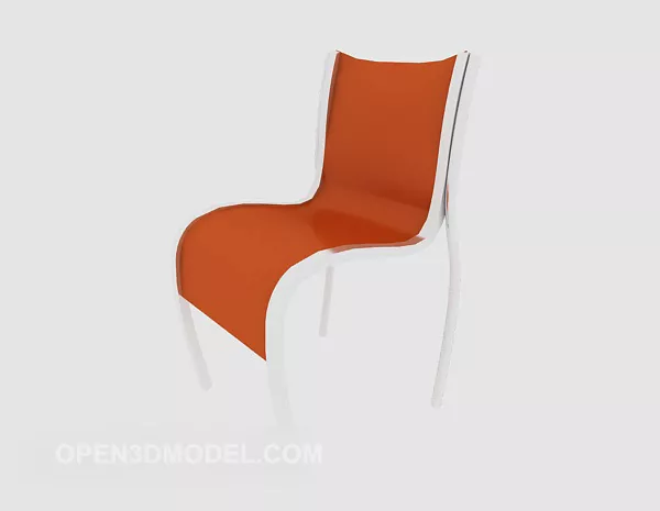 Simple Dining Chair 3d model Simple Dining Chair 3d model