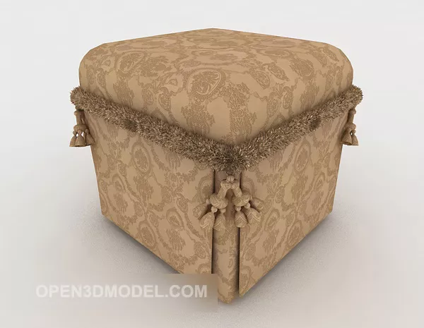 Simple Dresser Stool 3d model Simple Dresser Stool 3d model