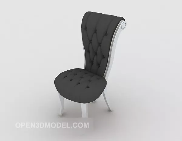 Side Dresser Red Wood 3d model