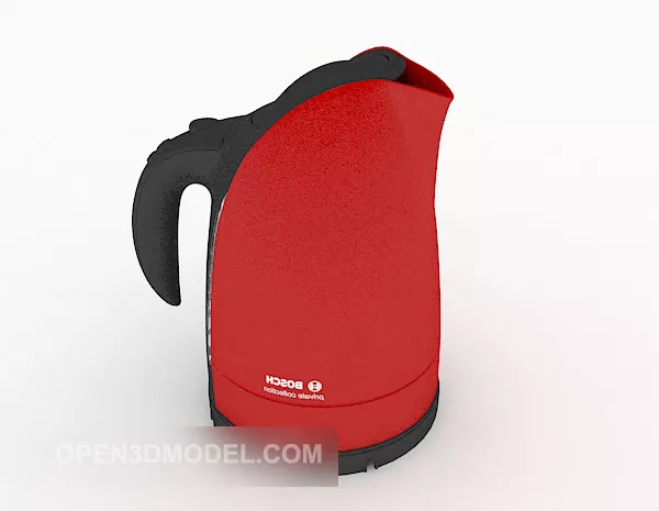 Simple Electric Kettle 3d model Simple Electric Kettle 3d model