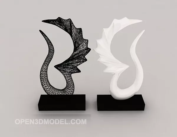 Simple Decoration Ware 3d model Simple Decoration Ware 3d model