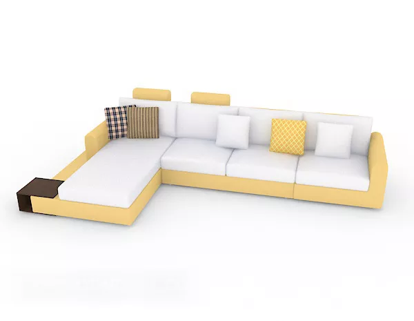 Simple Fresh Multi-person Sofa 3d model Simple Fresh Multi-person Sofa 3d model