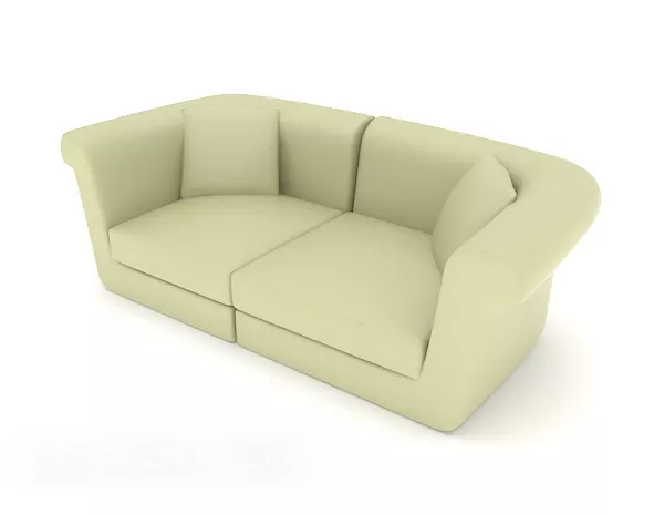 Simple Fresh Multi Seaters Sofa 3d model Simple Fresh Multi Seaters Sofa 3d model