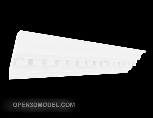Temple Columns On Row 3d model