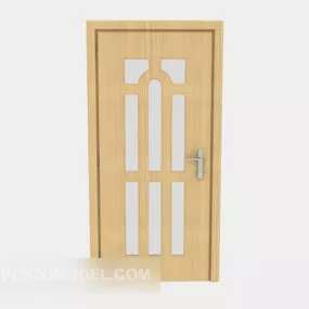 Simple Generous Bathroom Door 3d model