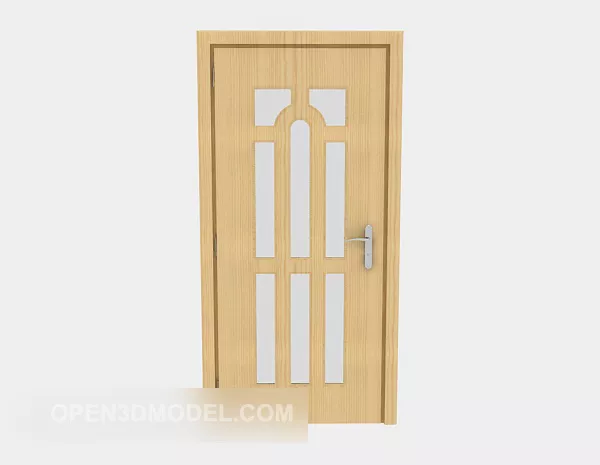 Simple Generous Bathroom Door 3d model Simple Generous Bathroom Door 3d model