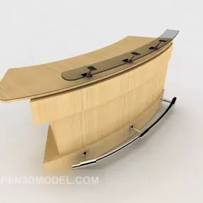 Simple Generous Class Platform 3d model