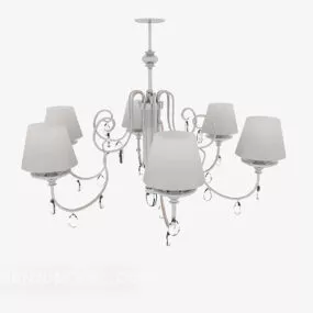 Simple Generous Fashion Chandelier 3d model