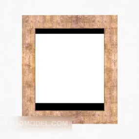 Simple Generous Home Mirror 3d model