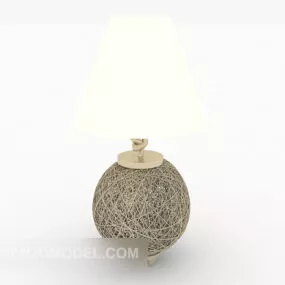 Simple Generous Platform Lamp 3d model