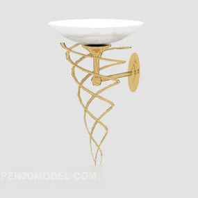Simple Generous Wall Lamp 3d model
