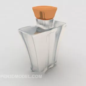 Simple Glass Bottle 3d model