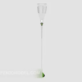 Simple Glass Floor Lamp 3d model