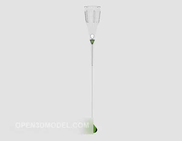 Simple Glass Floor Lamp 3d model Simple Glass Floor Lamp 3d model