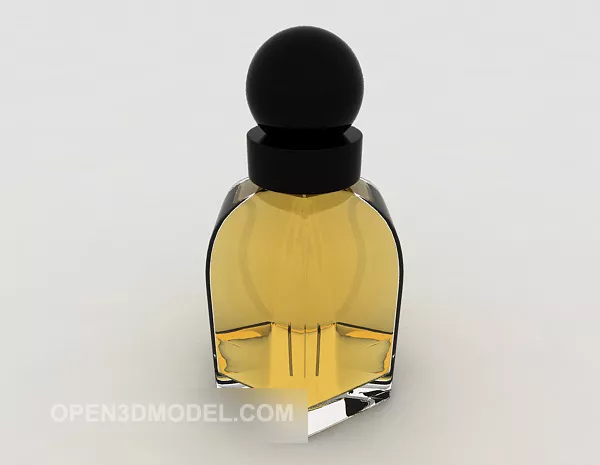 Simple Glass Perfume Bottle 3d model Simple Glass Perfume Bottle 3d model