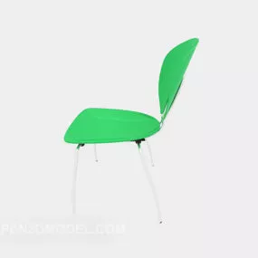 Simple Green Lounge Chair 3d model